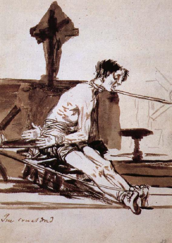 Francisco Goya Que crueldad
